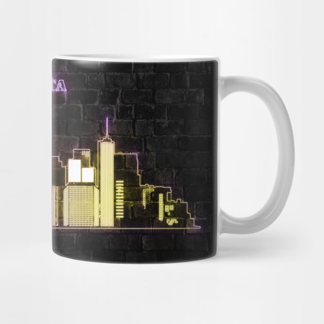 Atlanta skyline by PrintstaBee